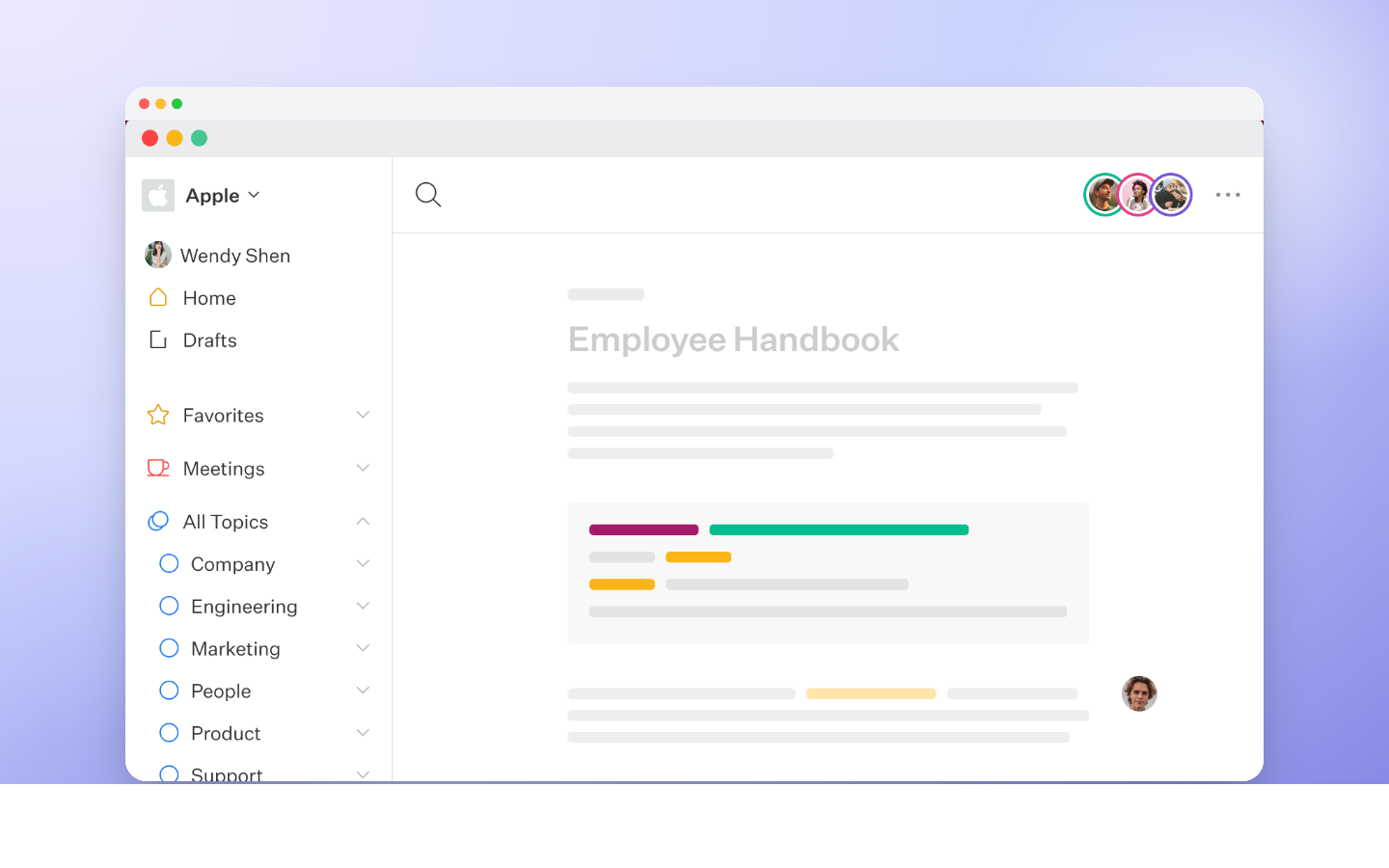 Slab internal knowledge hub